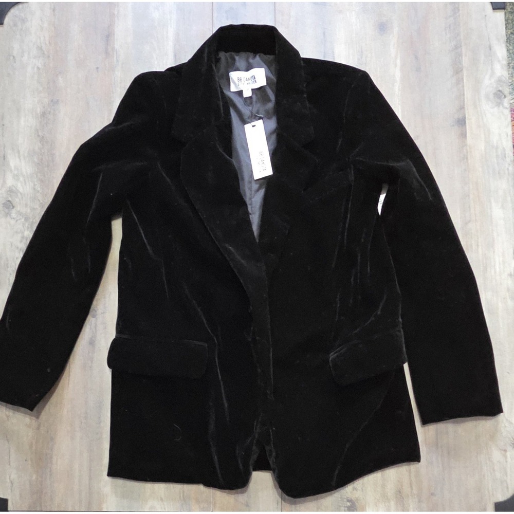 BB Dakota by Steve Madden Women Black Blazer Jacket M- NWT